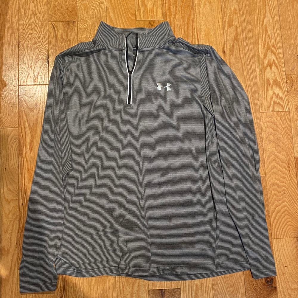 Under Armour Charcoal Quarter-Zip Top